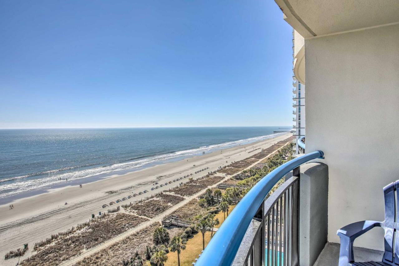 Airy Oceanfront Myrtle Beach Condo With Balcony 外观 照片