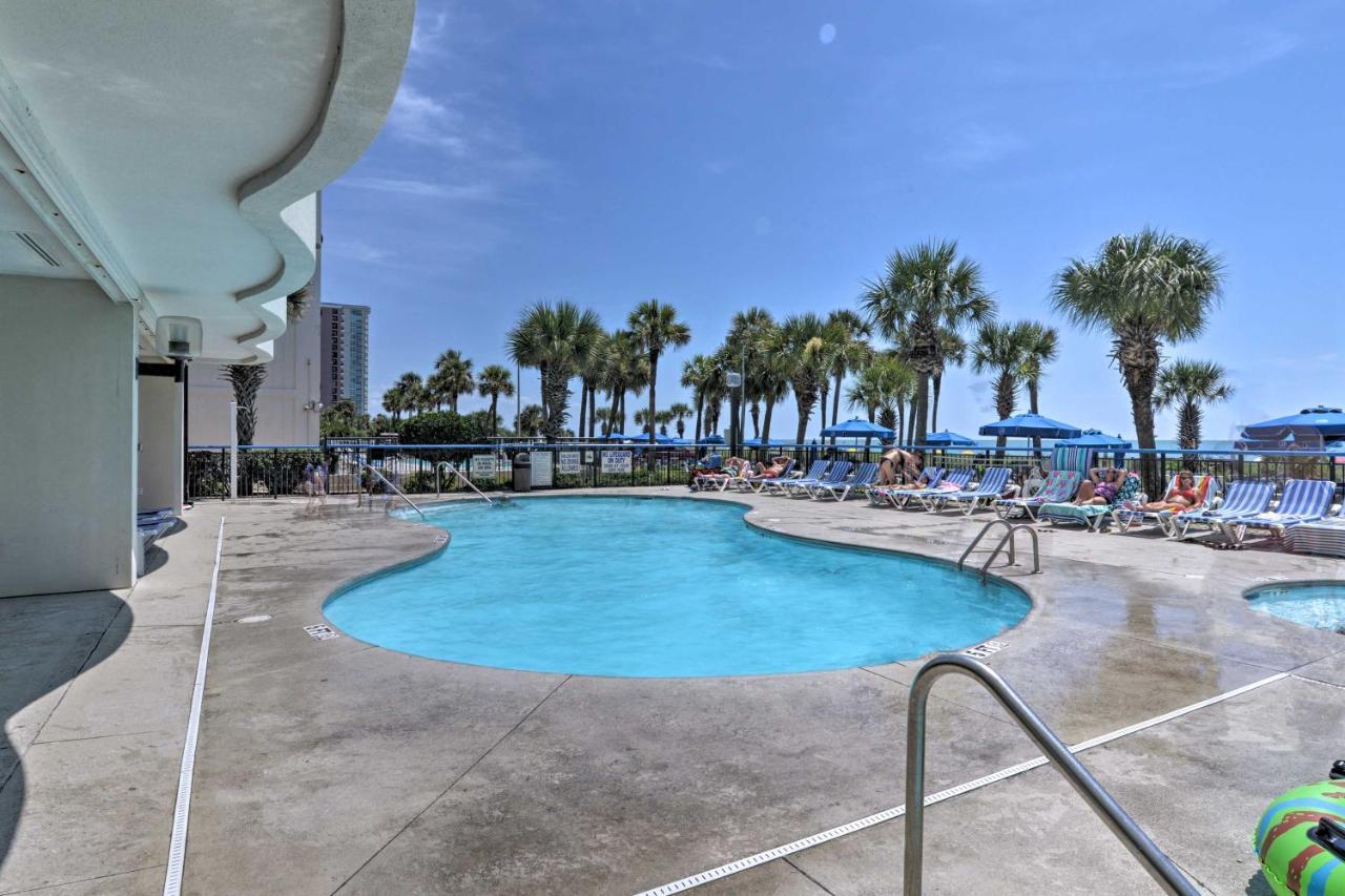 Airy Oceanfront Myrtle Beach Condo With Balcony 外观 照片