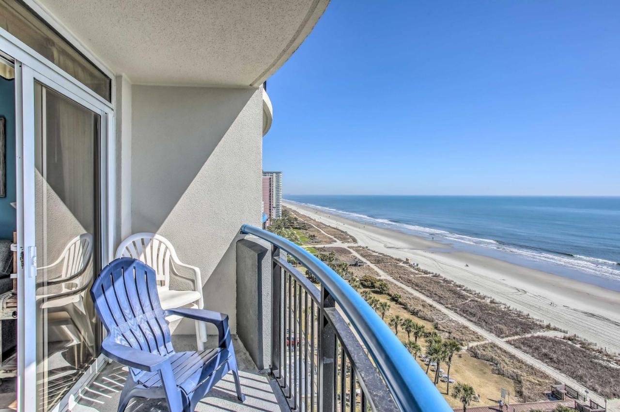 Airy Oceanfront Myrtle Beach Condo With Balcony 外观 照片